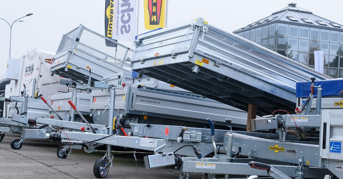 Vermietung diverser AnhängerTypen Schölly AG